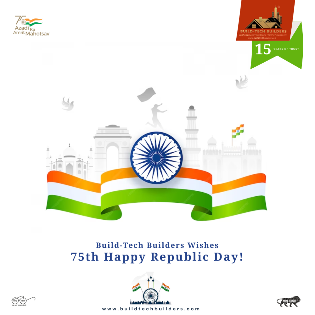 Indian republic day wishes from buildtech builders