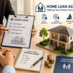 Real estate loan consultation desk scene